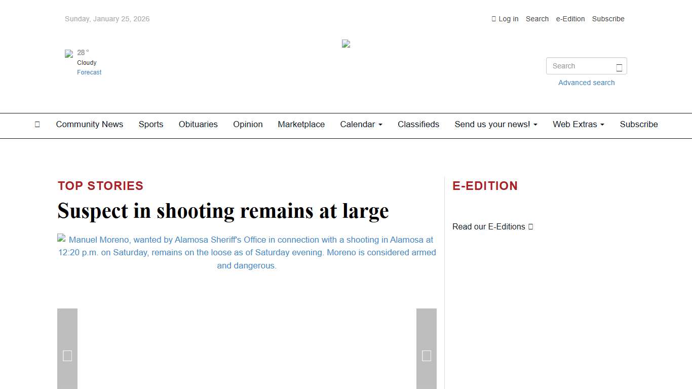 Home - The Alamosa News